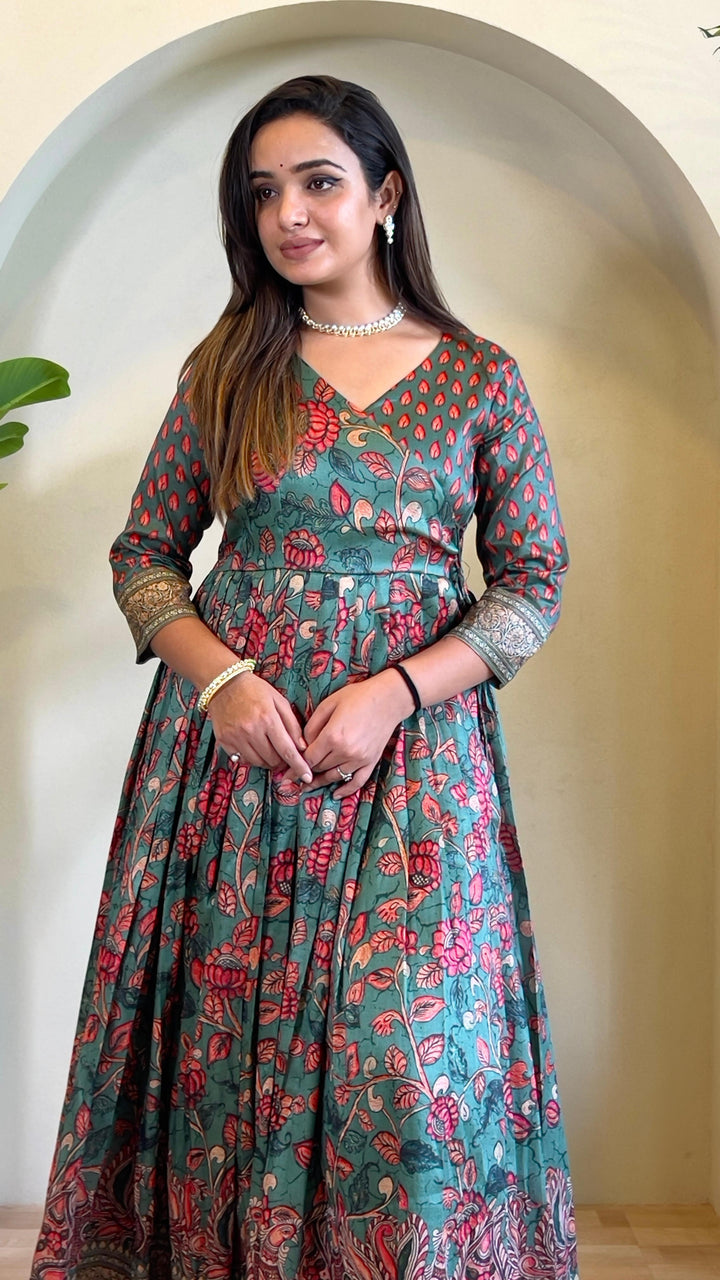 Rooted And Rising Anarkali Gown Set