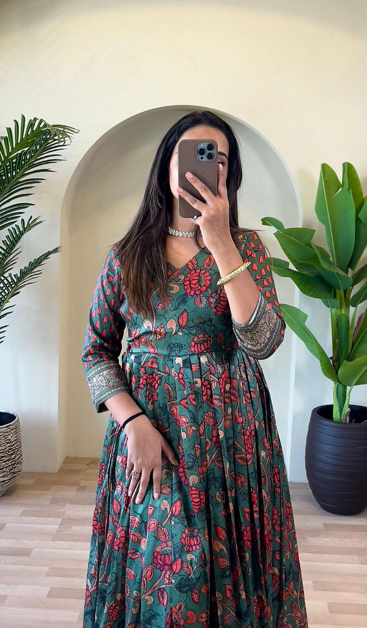 Rooted And Rising Anarkali Gown Set