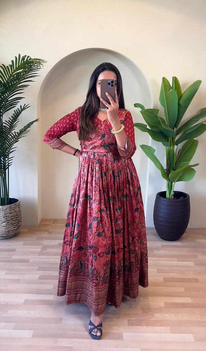 Rooted And Rising Anarkali Gown Set