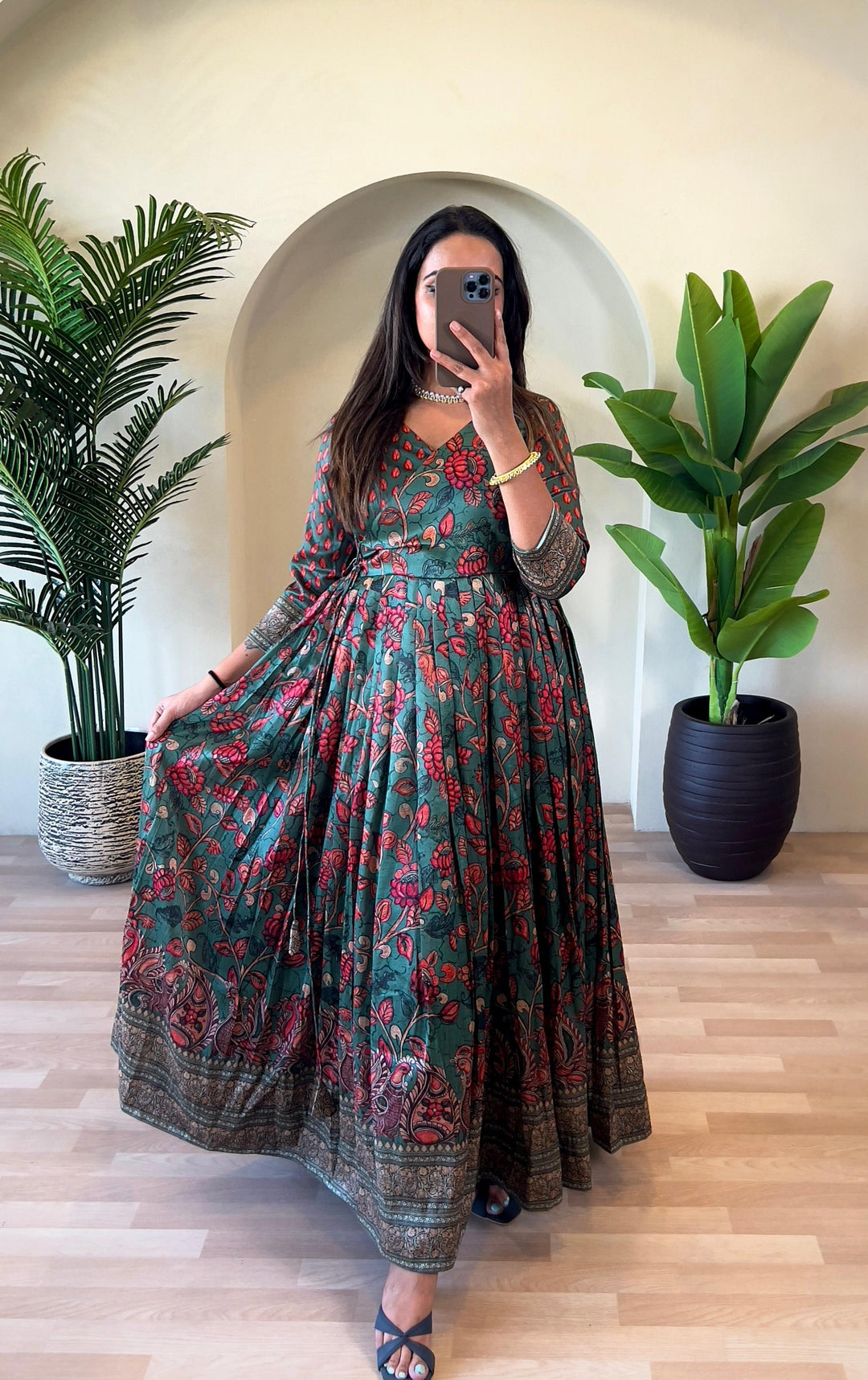 Rooted And Rising Anarkali Gown Set