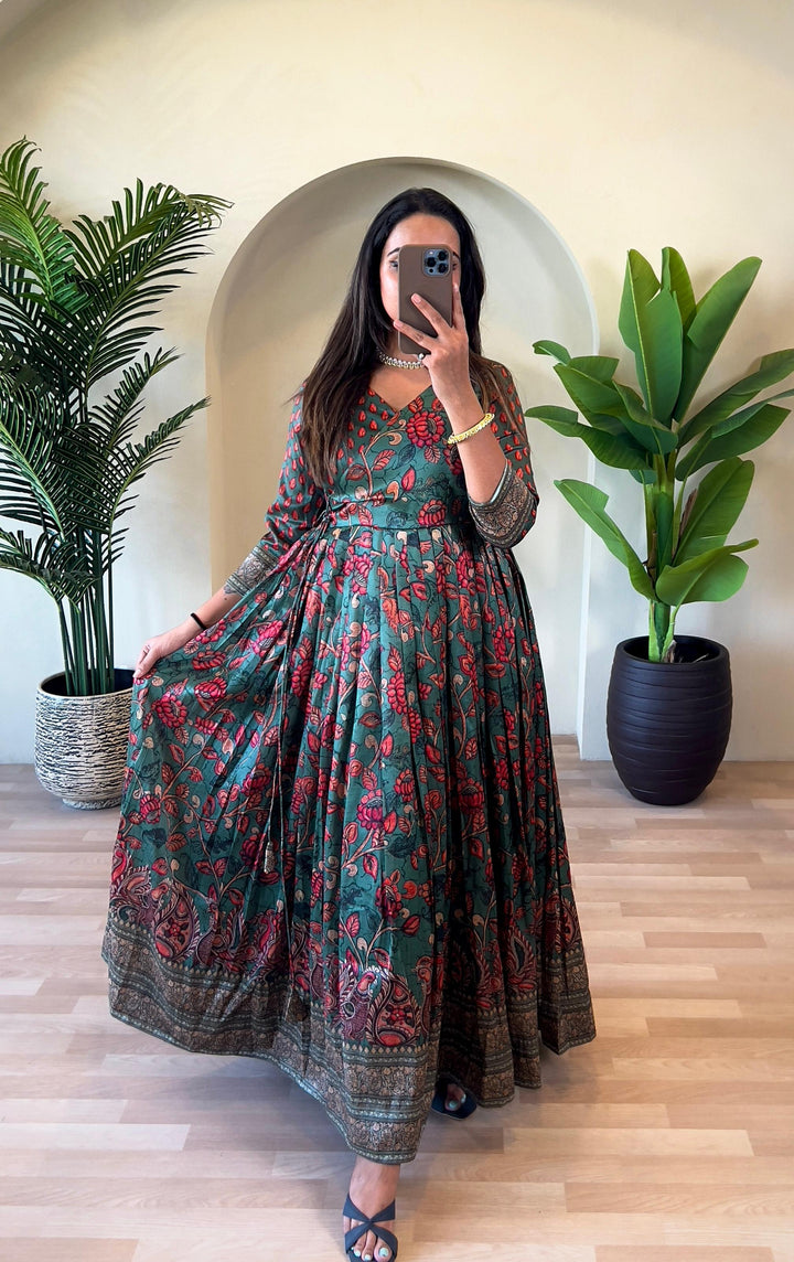Rooted And Rising Anarkali Gown Set