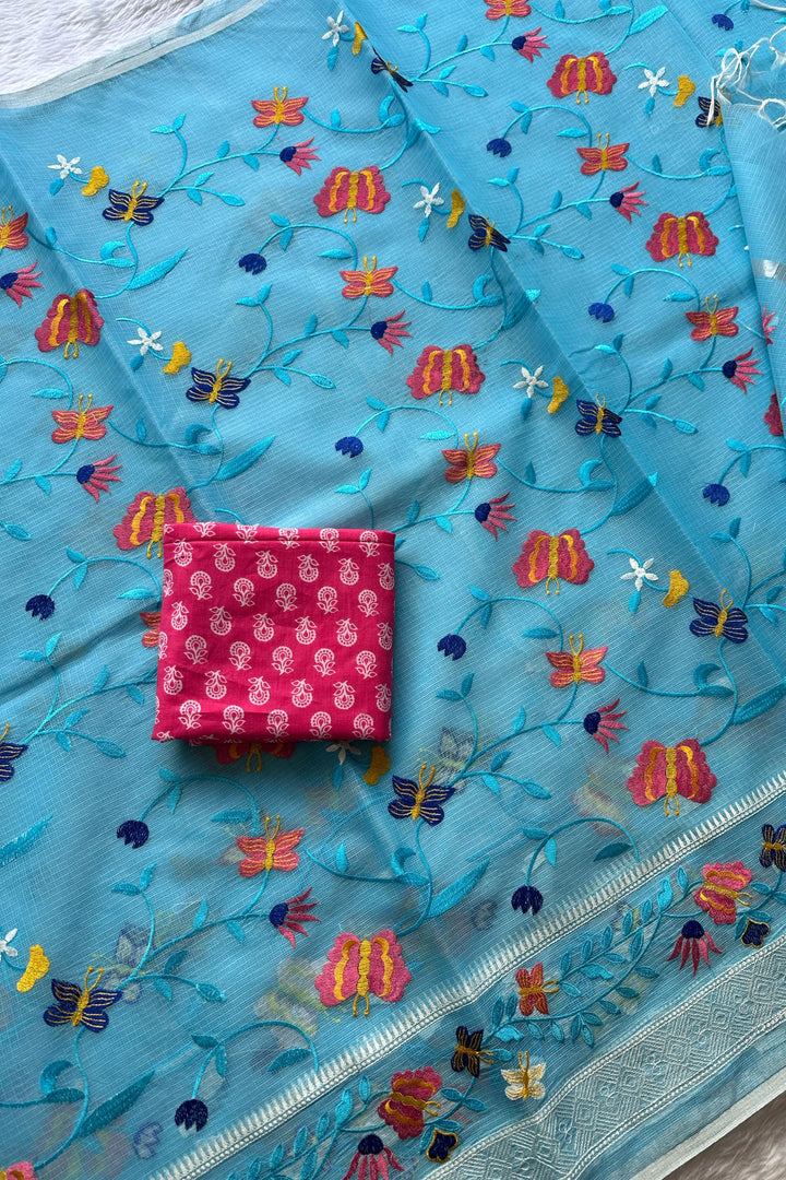 Petal By Petal Kota Doriya Saree