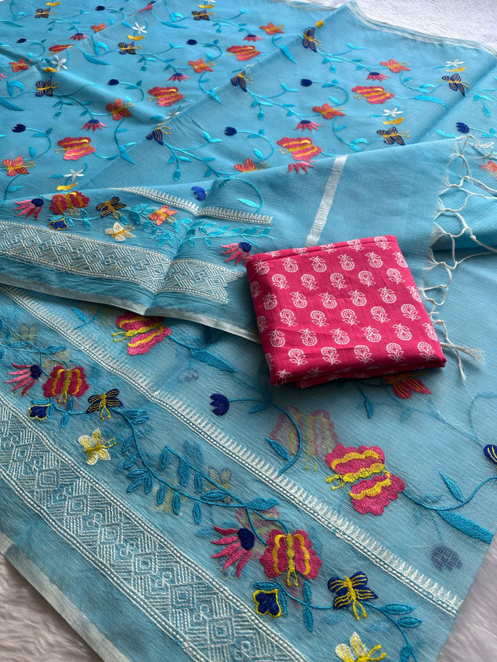 Petal By Petal Kota Doriya Saree