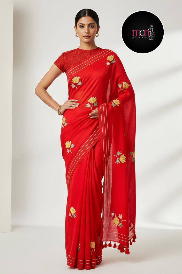 Twins Gemini Mul Cotton Saree