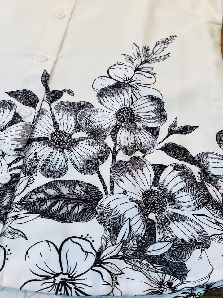 Digital Print Style Muslin Coord Set