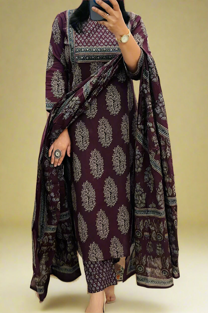Fashion With Cotton Kurti Set