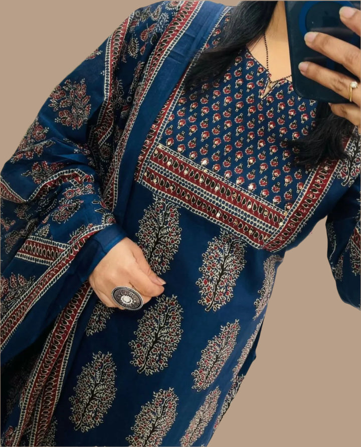 Fashion With Cotton Kurti Set