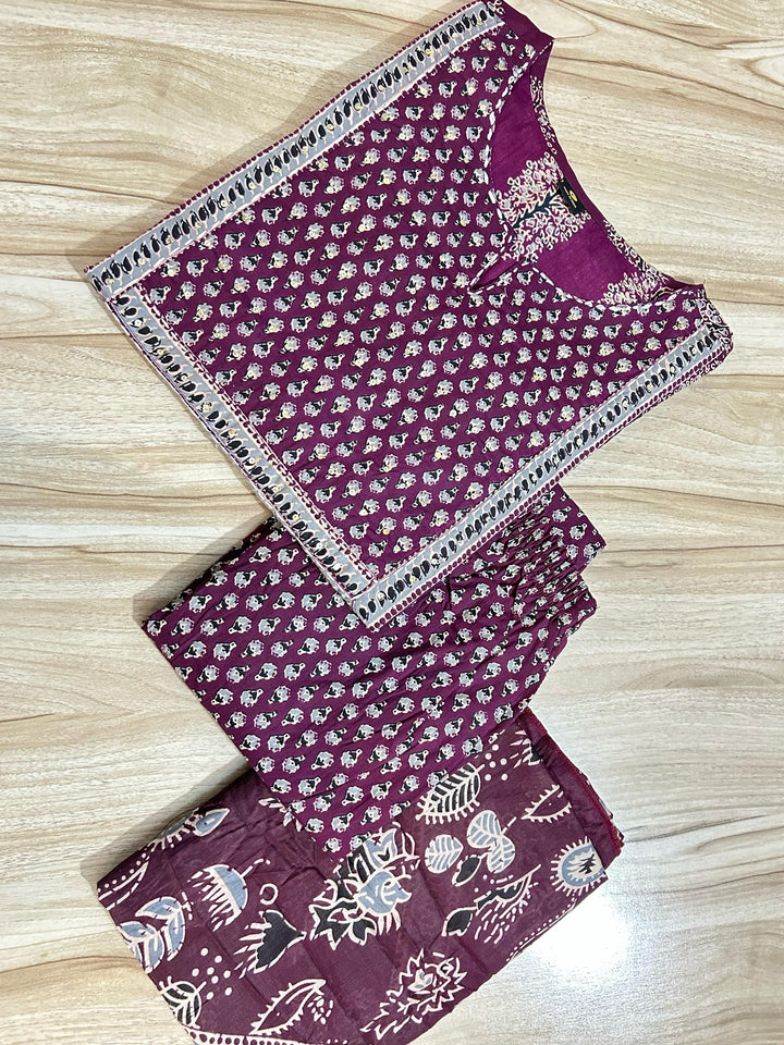 Fashion With Cotton Kurti Set
