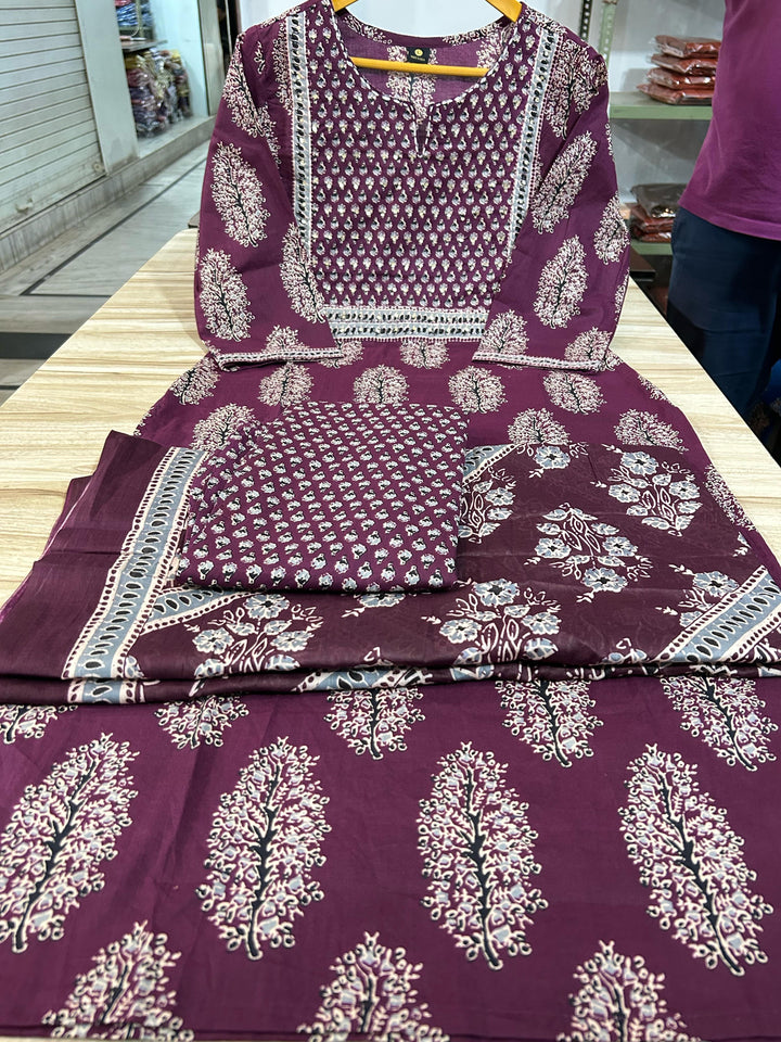 Fashion With Cotton Kurti Set