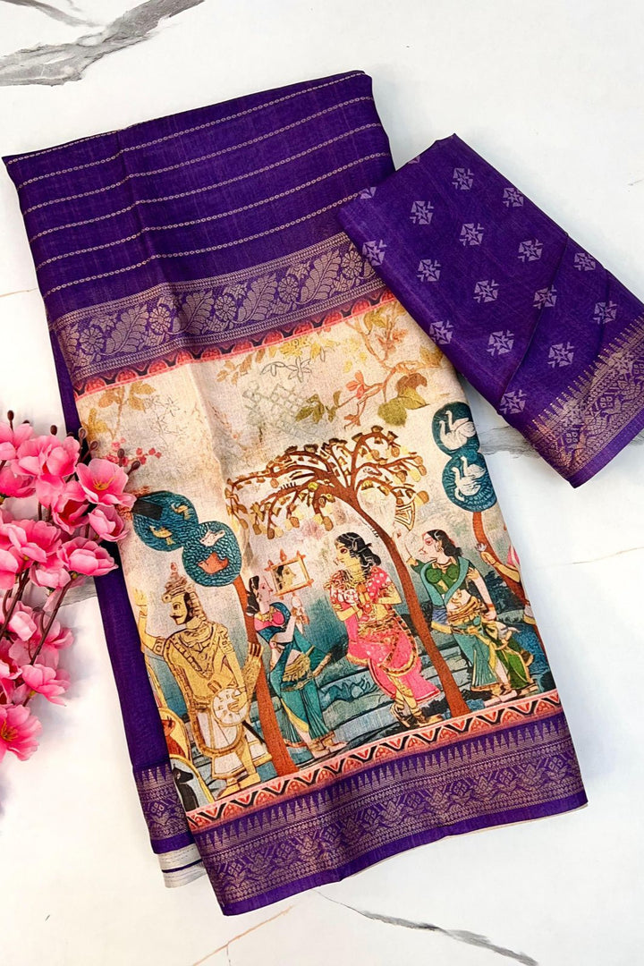 Heartfelt Emotion Cotton Silk Saree