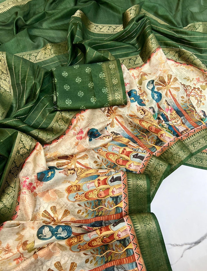 Heartfelt Emotion Cotton Silk Saree