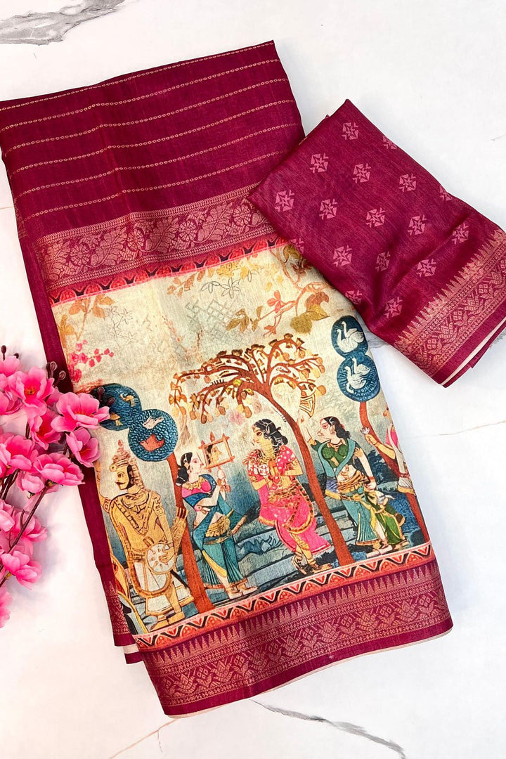 Heartfelt Emotion Cotton Silk Saree