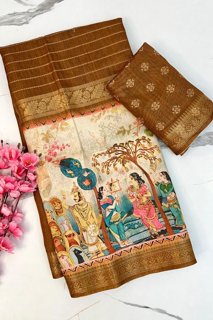 Heartfelt Emotion Cotton Silk Saree