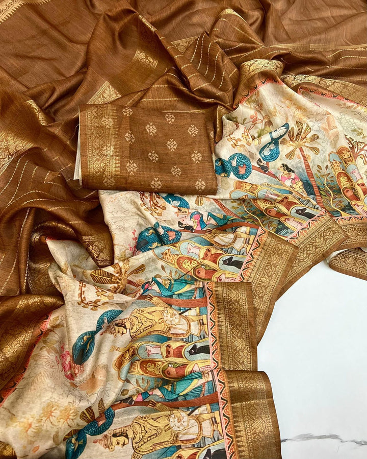Heartfelt Emotion Cotton Silk Saree
