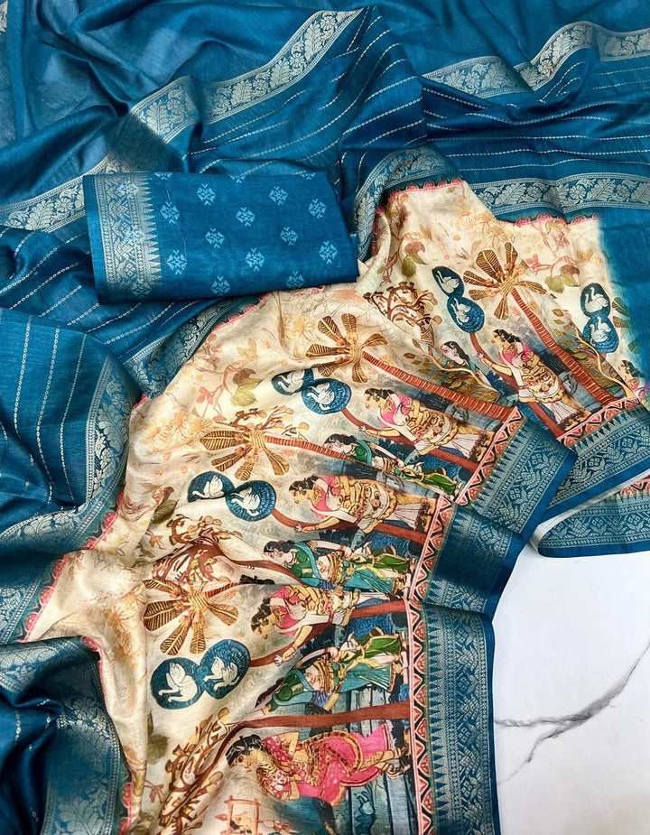 Heartfelt Emotion Cotton Silk Saree