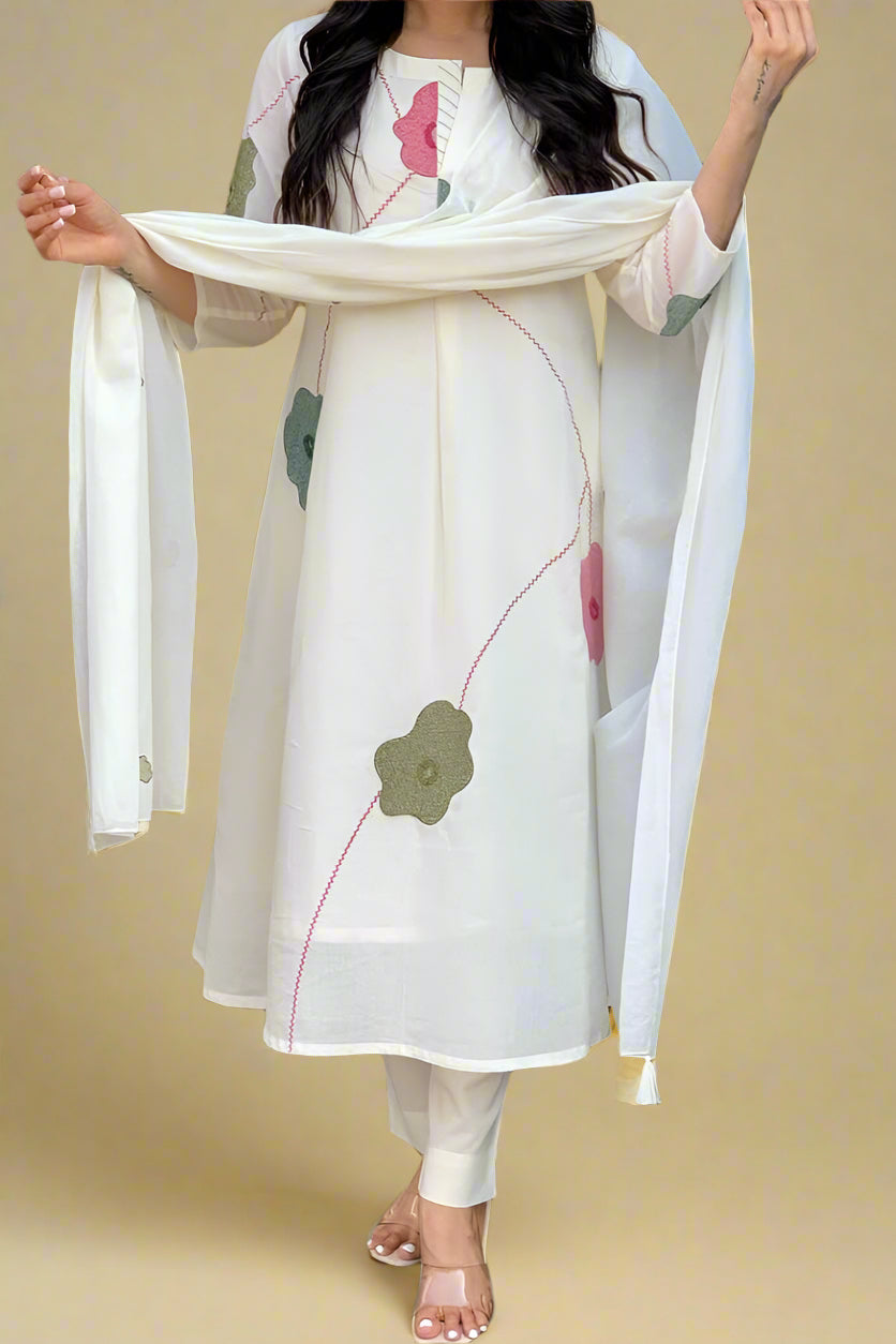 Heart Charming Cotton Kurti Set
