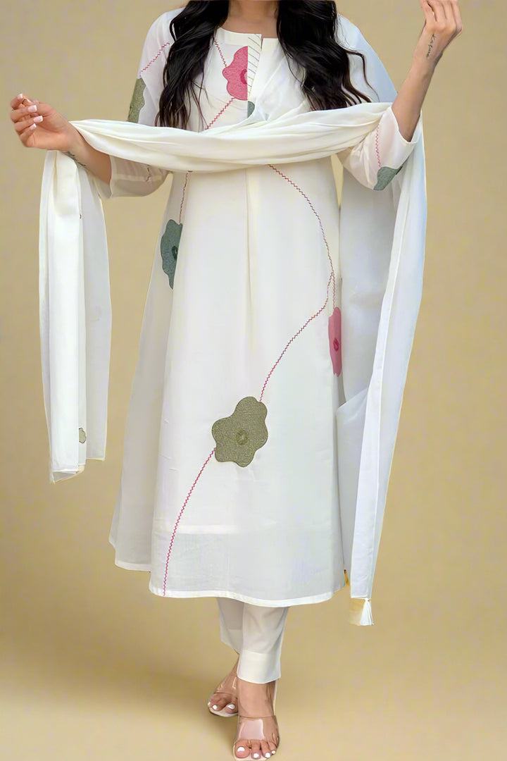 Heart Charming Cotton Kurti Set