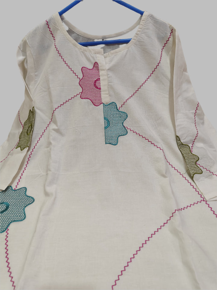 Heart Charming Cotton Kurti Set