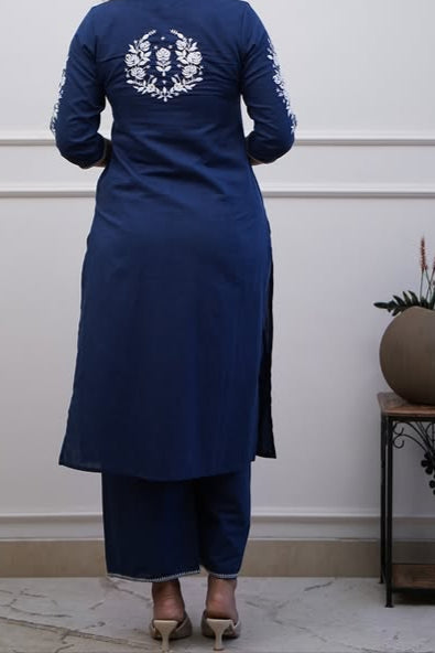 Noor-e-Nazakat Cotton Kurti Set