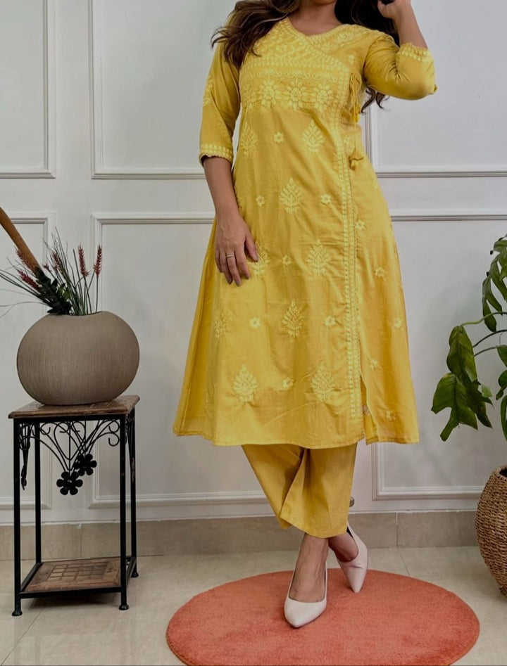 Lighting The Way Cotton Kurti Set