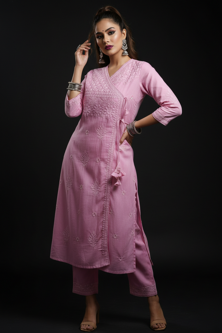 Lighting The Way Cotton Kurti Set