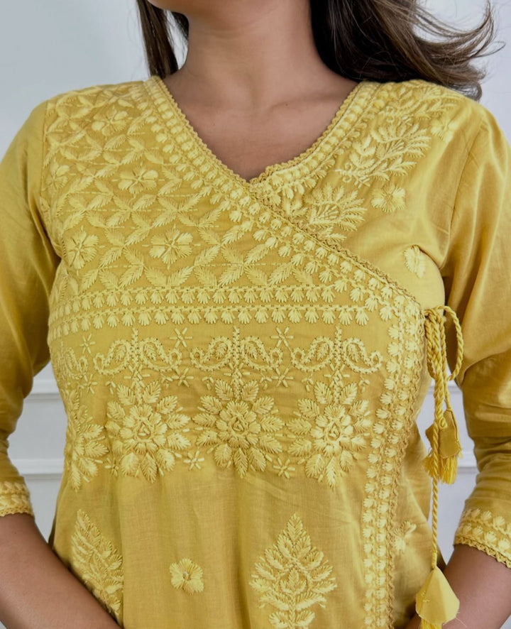 Lighting The Way Cotton Kurti Set