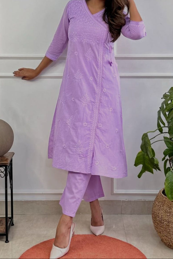 Lighting The Way Cotton Kurti Set
