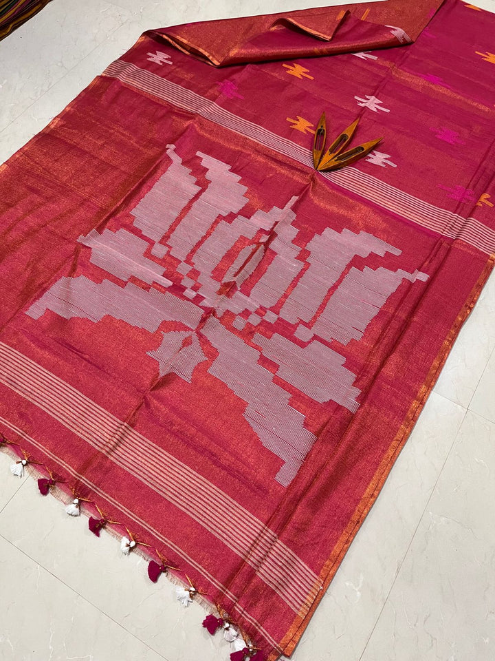 Romoni Raga Tissue Silk Saree