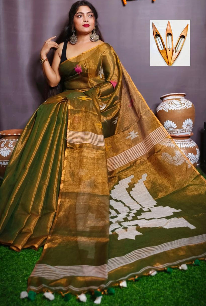 Romoni Raga Tissue Silk Saree