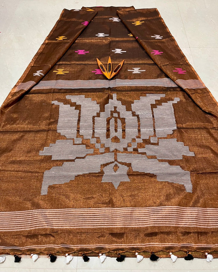 Romoni Raga Tissue Silk Saree