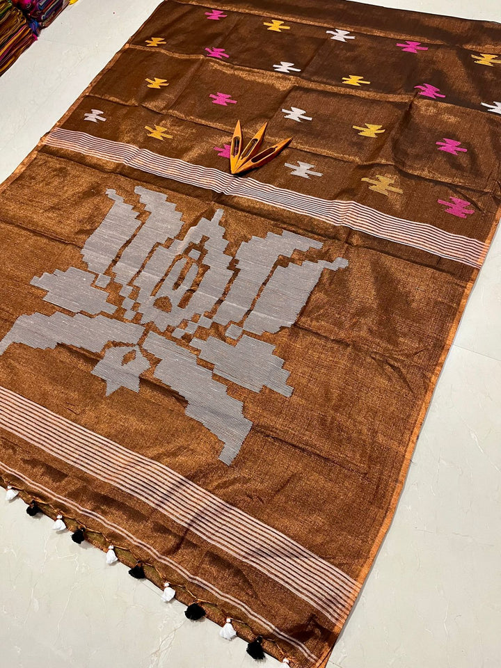 Romoni Raga Tissue Silk Saree