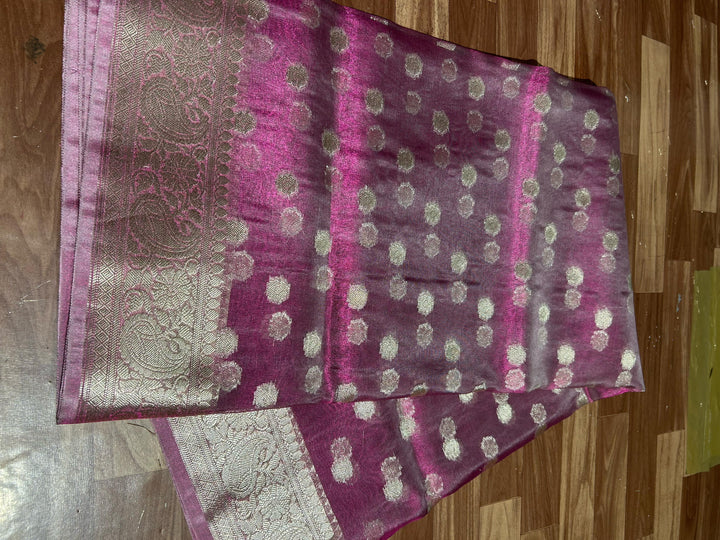 Rise And Reach Banarasi Tissue Silk Saree