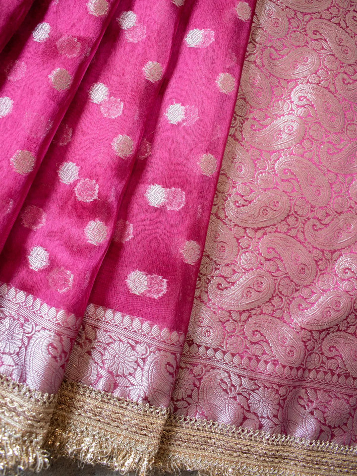 Rise And Reach Banarasi Tissue Silk Saree