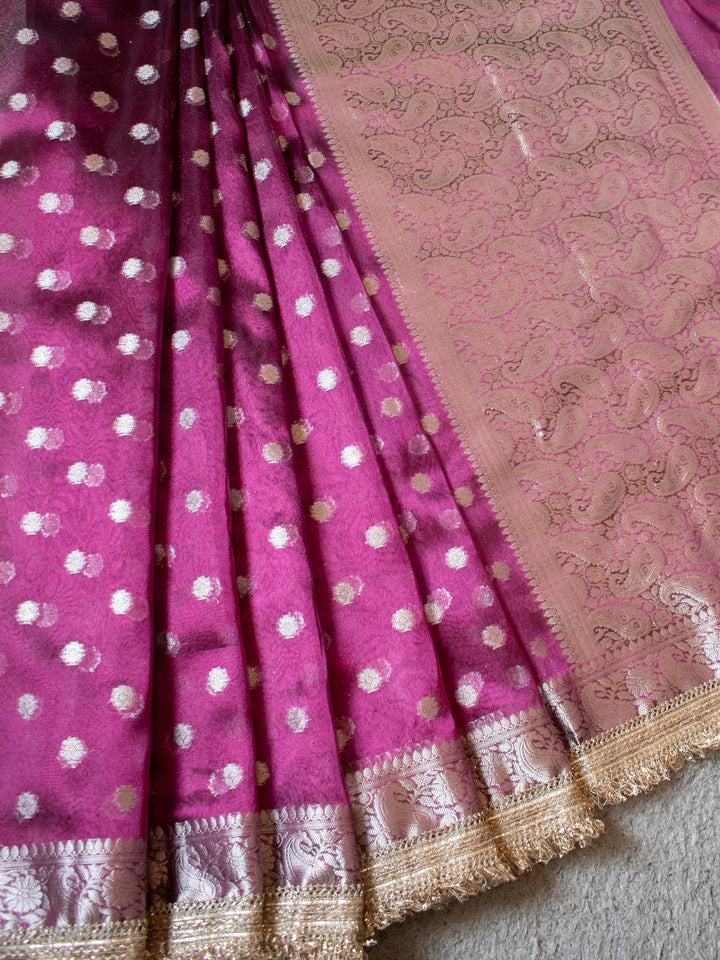 Rise And Reach Banarasi Tissue Silk Saree