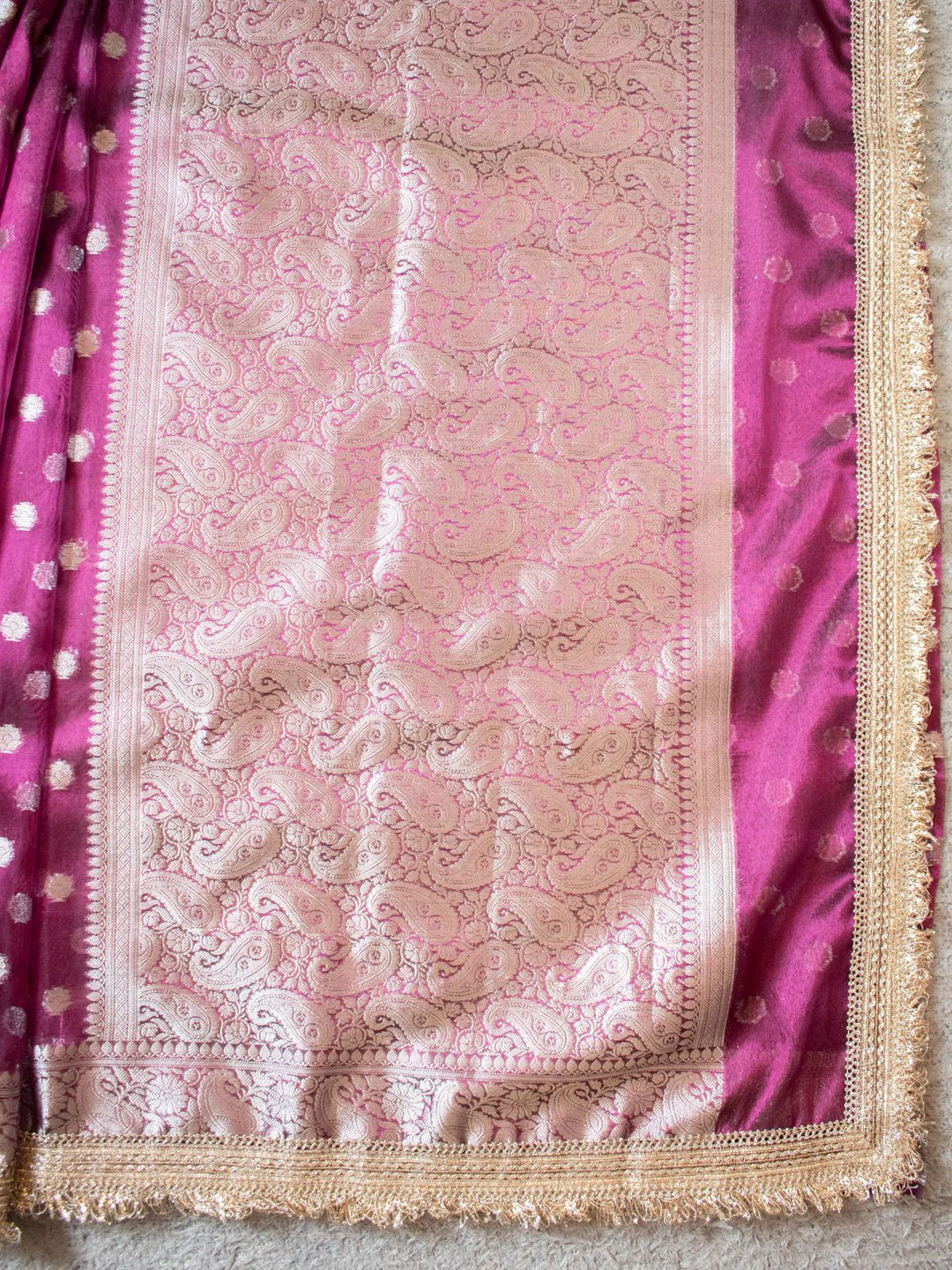 Rise And Reach Banarasi Tissue Silk Saree
