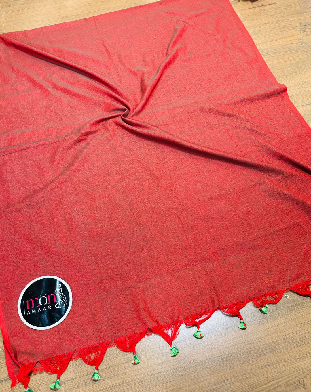 Dual Fun- Bengal Khadi Cotton Saree