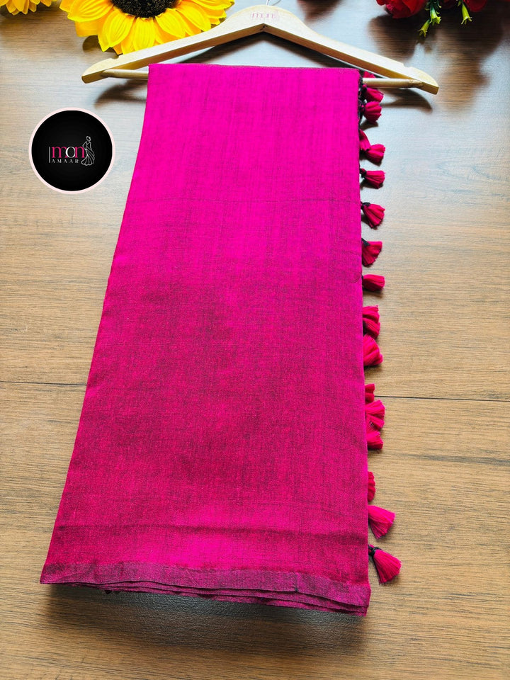 Honey Wine - Khadi Cotton Saree