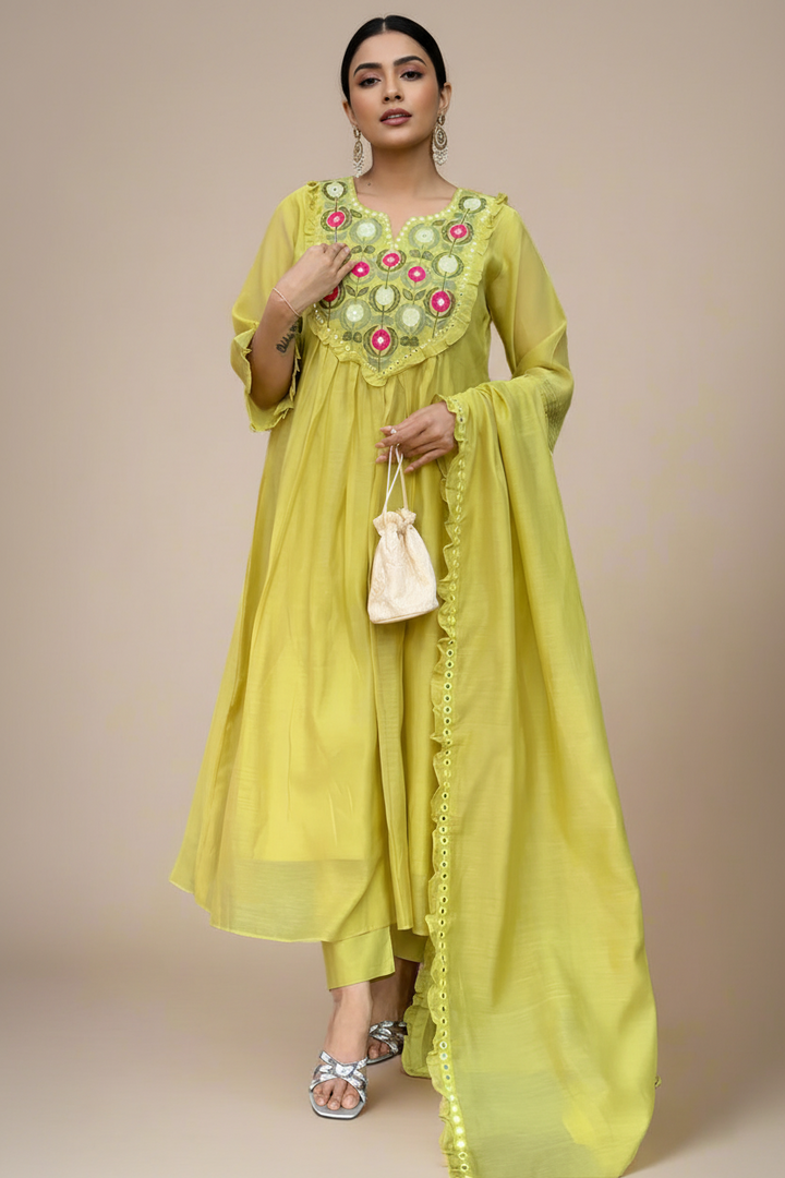 A Little Art Cotton Kurti Set