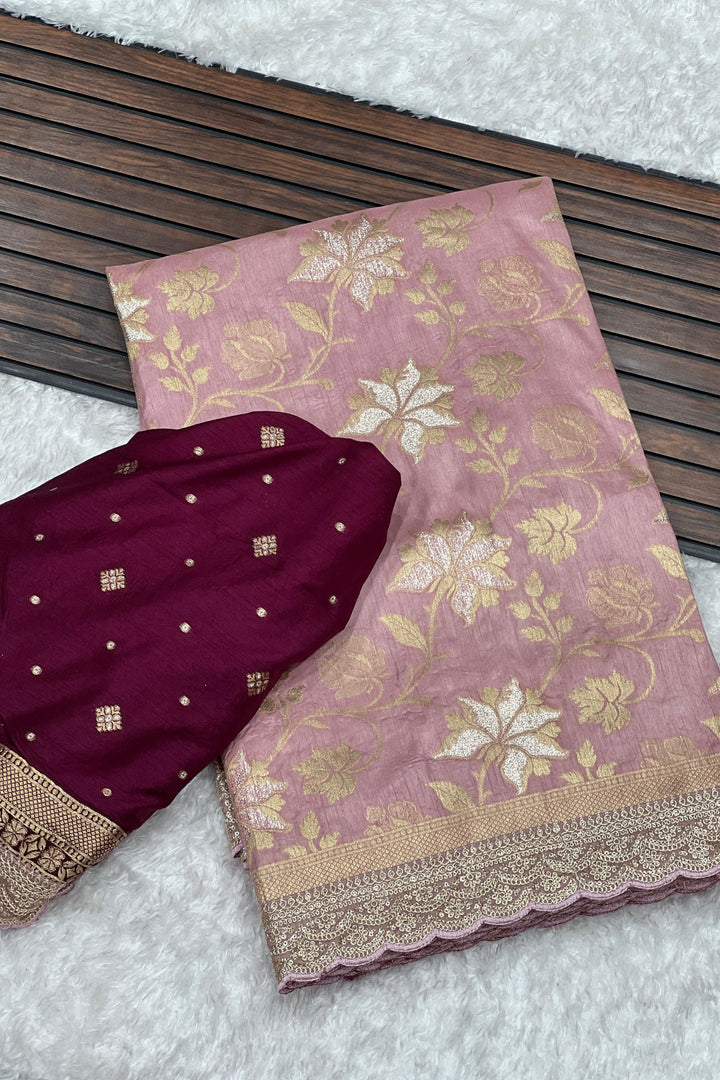 Grace Beyond Time Banarasi Dola Silk Saree