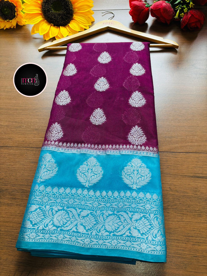 New Banarasi Semi Georgette Silk Saree