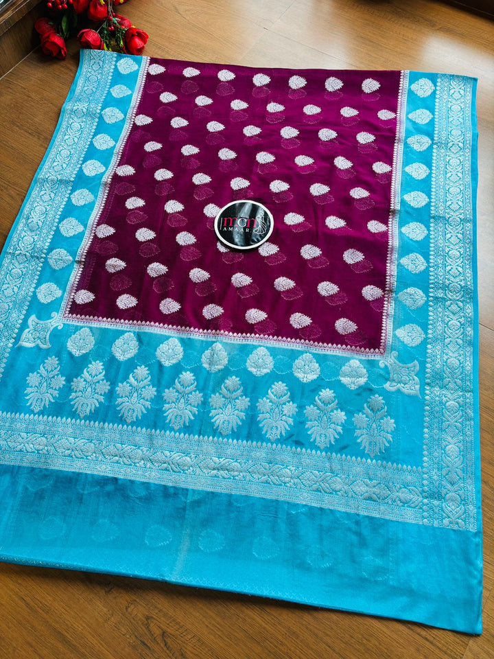 New Banarasi Semi Georgette Silk Saree