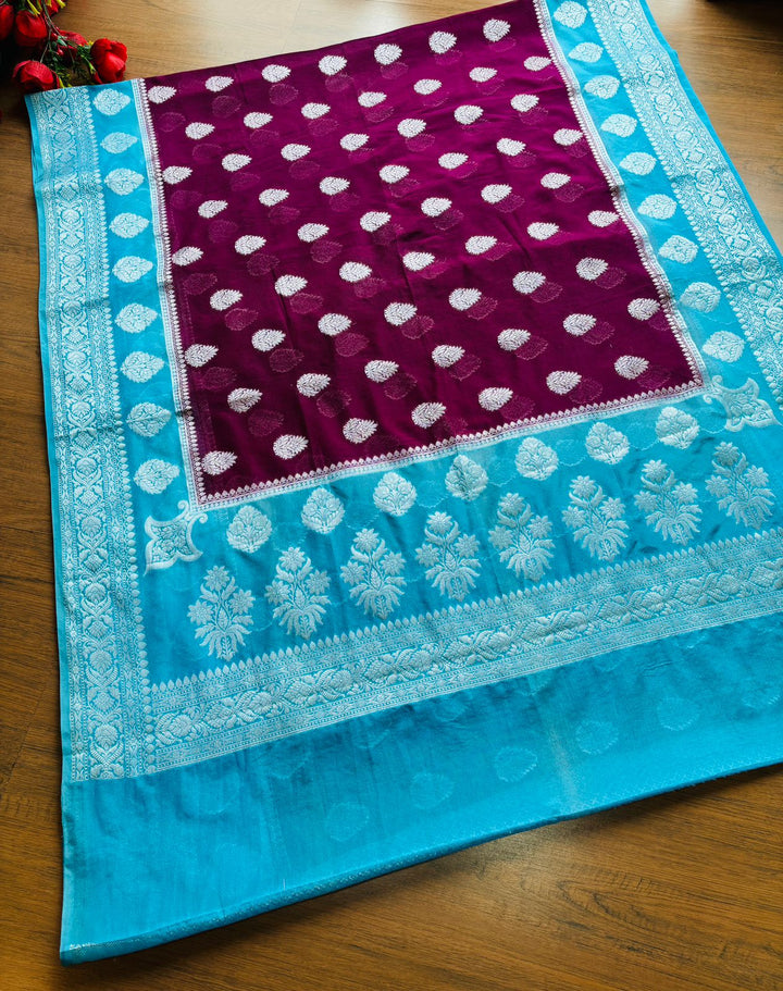 New Banarasi Semi Georgette Silk Saree