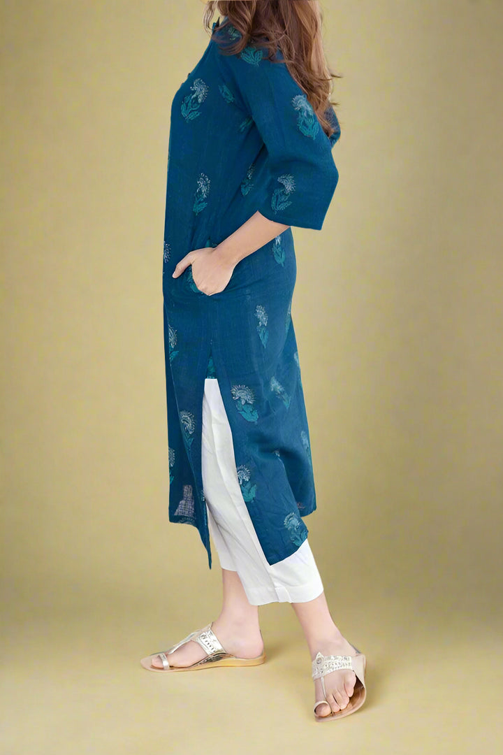 Intricate Tales Cotton Kurti Set