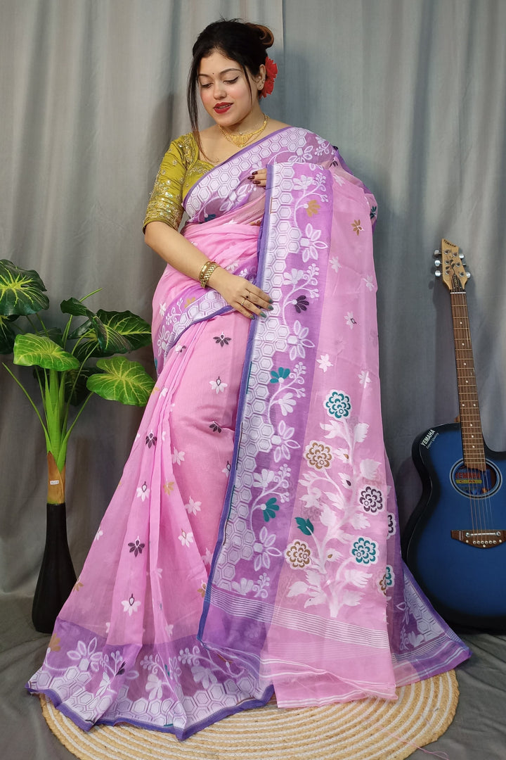 Legacy Of Artisans Dhakai Jamdani Saree