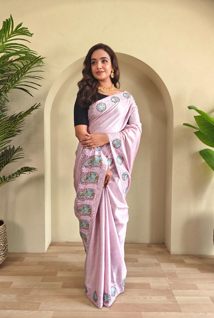 Ancestral Elegance Tussar Silk Saree