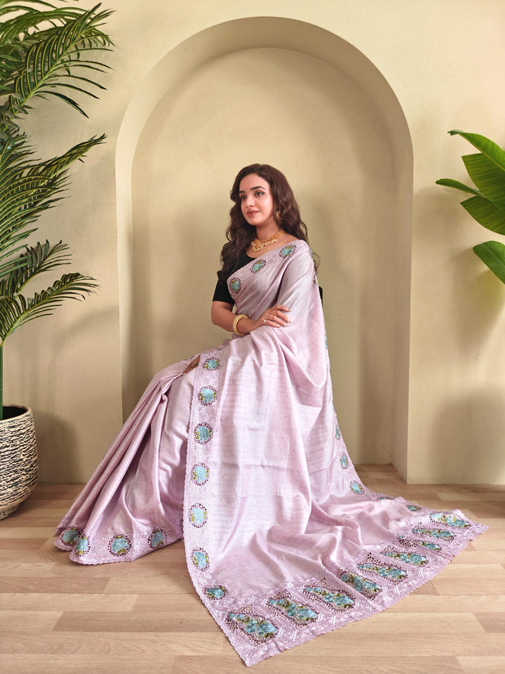 Ancestral Elegance Tussar Silk Saree