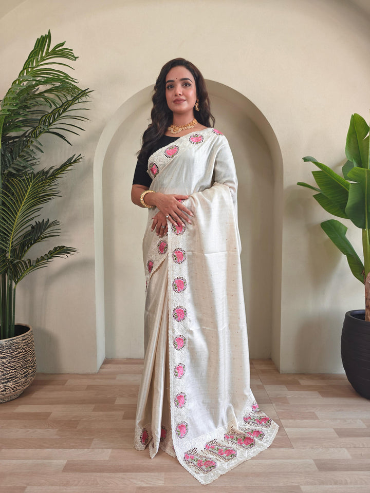 Ancestral Elegance Tussar Silk Saree