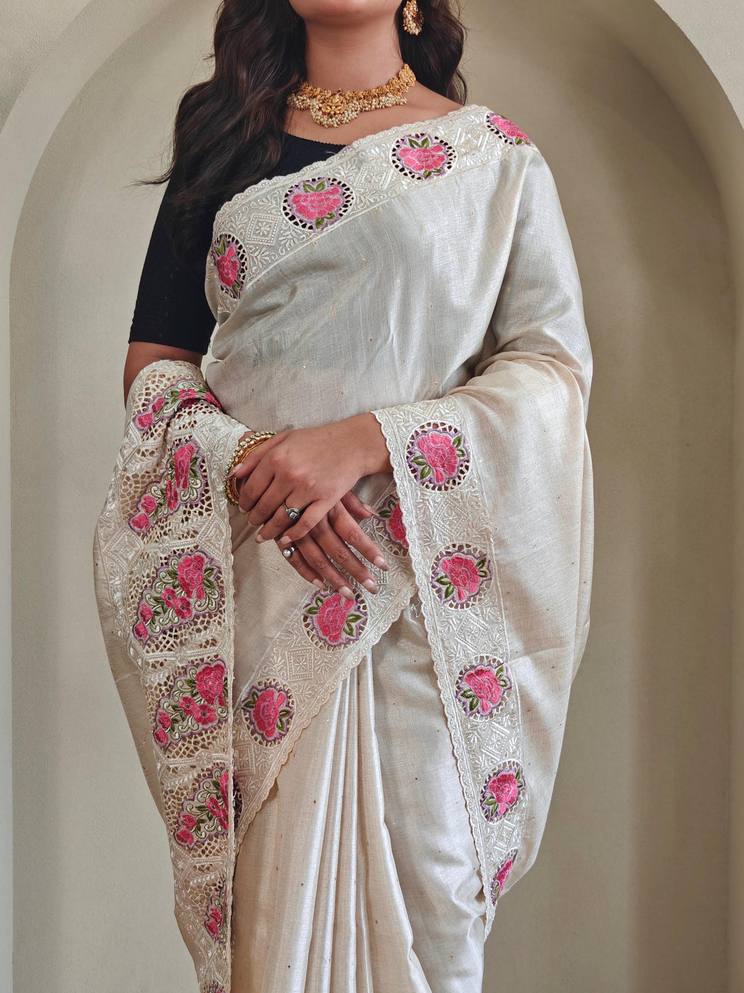Ancestral Elegance Tussar Silk Saree