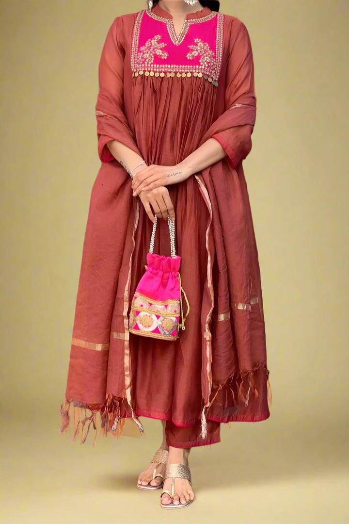 A Season of Light Cotton Kurti Set