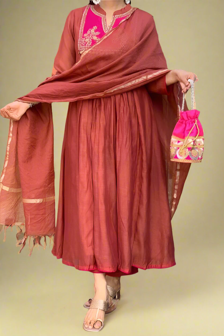 A Season of Light Cotton Kurti Set